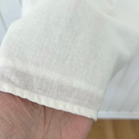 Forever 21 Women Sleeveless Linen Cotton Mini Dress Beach Vacation Summer Small - Picture 3 of 9